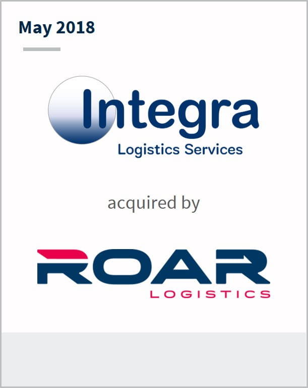 May 2018 Integra Logistics Services has been acquired by ROAR Logistics