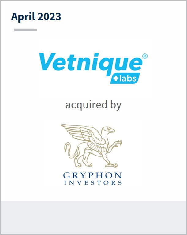 April 2023 Vetnique Labs Has been acquired by Gryphon Invetors