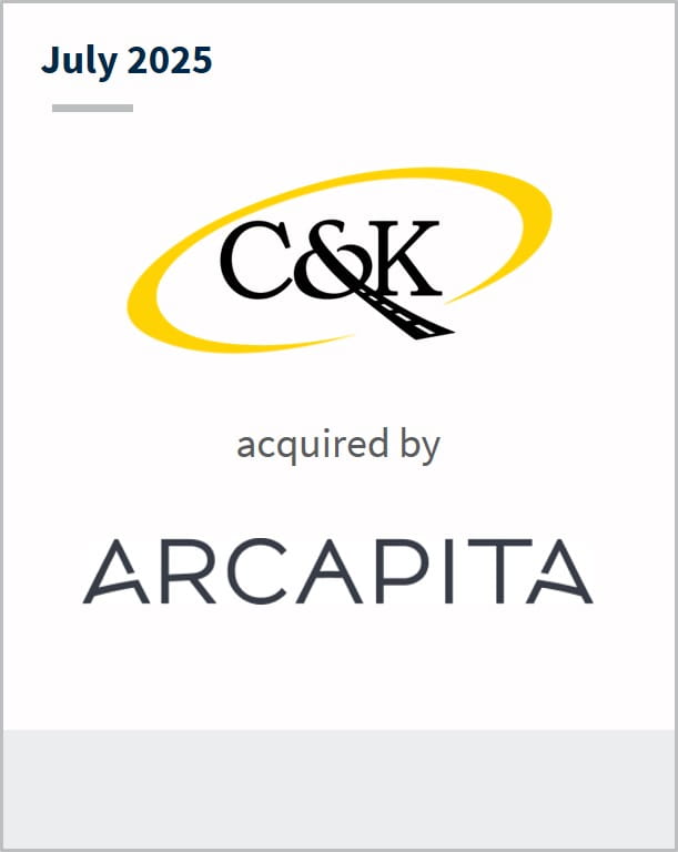 July 2025 C&K acquired by Arcapita