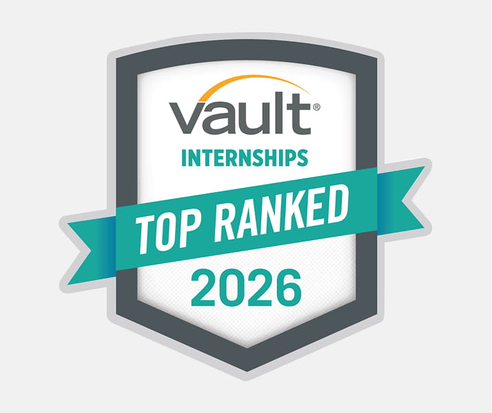 Vault Internships Top Ranked 2026